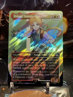 MTG | Zidane, Tantalus Thief (Borderless) (⚡Surge Foil✨) [FINAL FANTASY] - Image 1
