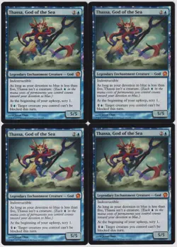 MTG 4X Thassa, God of the Sea X4 Theros Magic - SP/NM - Image 1