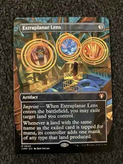 Magic The Gathering MTG - Extraplanar Lens (Borderless) - Commander Masters - Image 1
