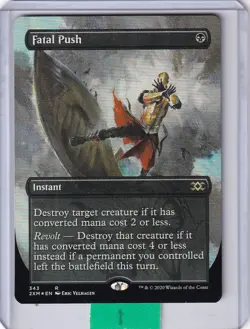 Fatal Push (Borderless) FOIL * Double Masters - Variants MTG Magic - Image 1