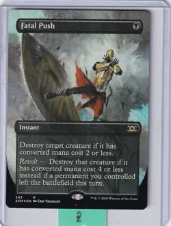 Fatal Push (Borderless) FOIL * Double Masters - Variants MTG Magic - Image 3