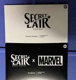 Secret Lair X Marvel’s Deadpool Rainbow Foil MTG Drop sealed W Deadeye Navigator - Image 1