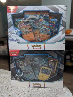 Pokemon Black Kyurem/Melmetal EX And Reshiram/Archaludon Collection Box Bundle - Image 1