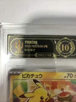 Pikachu 020/M-P McDonald's Promo 2025 Japanese Pokemon US SELLER APH Black Label - Image 3