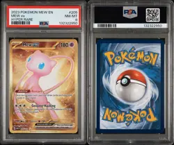 2023 Pokemon MEW EN MEW EX SV: 151 Hyper Rare 205/165 MINT PSA 8 TCG - Image 3