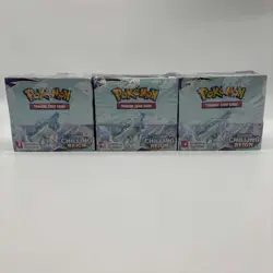Lot of (3) Pokemon TCG SWSH Chilling Reign Booster Boxes Sealed - Image 1