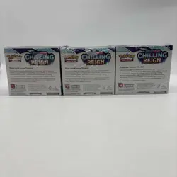 Lot of (3) Pokemon TCG SWSH Chilling Reign Booster Boxes Sealed - Image 2