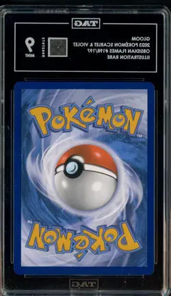 2023 Pokemon Scarlet Violet Obsidian Flames #198/197 Gloom TAG 9 MINT - Image 2
