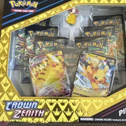 POKEMON CROWN ZENITH PIKACHU VMAX PREMIUM COLLECTION BOX SEALED - Image 3