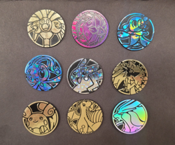Pokemon Coins TCG Official Lot of 9 - NO DUPLICATES - Image 1