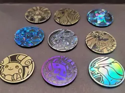 Pokemon Coins TCG Official Lot of 9 - NO DUPLICATES - Image 2