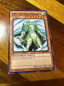 Raiza the Storm Monarch SR01-EN009 1st Edition Common LP + BONUS - Image 1