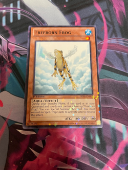 YUGIOH - TREEBORN FROG - BP01 - STARFOIL - NM - 1ST ED - Image 1