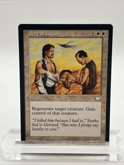 Debt of Loyalty Weatherlight 1997 Near Mint Never Played Magic The Gathering Mtg - Image 1