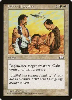 MTG Magic the Gathering Debt of Loyalty (11/167) Weatherlight MP - Image 1