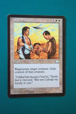Debt of Loyalty - MTG - Weatherlight - Lightly Played - Magic The Gathering - Image 1