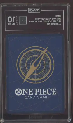 2025 One Piece OP09-070 PR Card Coll Best V4 Nami TAG Score 962 GEM MINT 10 - Image 2