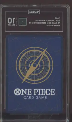 2025 One Piece OP09-070 PR Card Coll Best V4 Nami TAG Score 973 GEM MINT 10 - Image 2