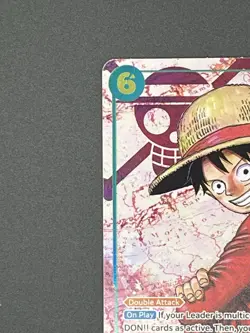 One Piece Monkey D. Luffy SEC OP13-118 Carrying On His Will English Like Manga - Image 3