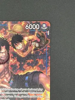 Portgas D. Ace One Piece OP08-052 TR Treasure Rare Alternative Art - Image 2