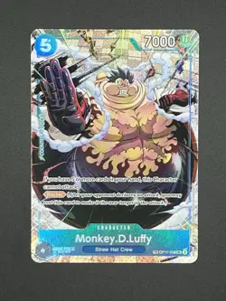 Monkey D Luffy Treasure Rare Op-15 Carrying On His Will One Piece English - Image 1