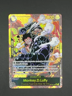 Monkey.D.Luffy OP10-118 Parallel Royal Blood One Piece CCG Secret Rare Foil - Image 1