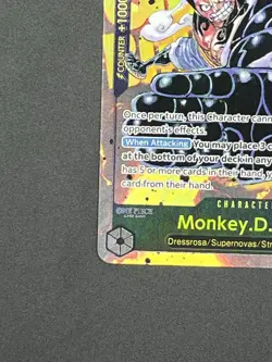 Monkey.D.Luffy OP10-118 Parallel Royal Blood One Piece CCG Secret Rare Foil - Image 5