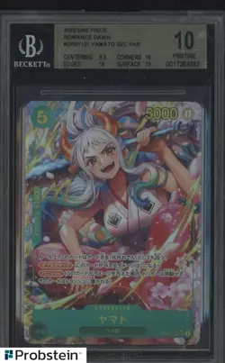 2022 One Piece Romance Daown OP01121 Yamato SEC PAR BGS 10 PRISTINE - Image 1