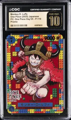 2025 ONE PIECE (2025) JPN ONE PIECE DAY '25 MONKEY D. LUFFY CGC 10 PRISTINE - Image 1