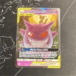 The Pokemon Company Gengar & Mimikyu GX 53/181 Sm-Team Up Ultra Rare Holo - Image 1