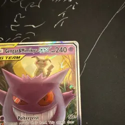 The Pokemon Company Gengar & Mimikyu GX 53/181 Sm-Team Up Ultra Rare Holo - Image 3