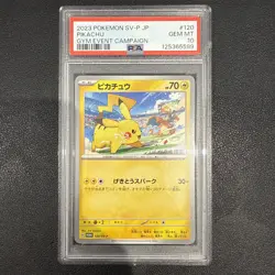 PSA 10 Pikachu 120/SV-P Japanese Promo Gym Event Charizard 2023 Pokemon Card - Image 1