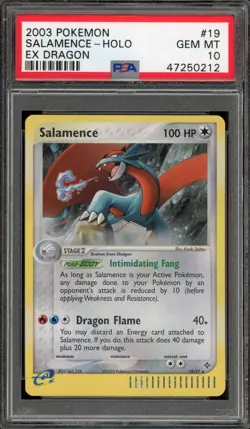 Pokemon Salamence EX Dragon Holo Rare #19 PSA 10 Gem Mint - Image 1