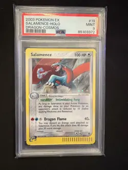 PSA 9 Pokemon Salamence EX Dragon Cosmos Holo Rare #19 PSA 10 Gem Mint - Image 1