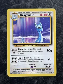 Dragonair 18/102 - Base Set Rare - Vintage Pokemon TCG - WOTC 1999 - NM/LP - Image 1
