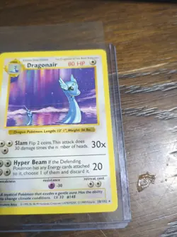 Pokemon TCG: Dragonair 18/102 Shadowless Non Holo Rare Base Set VTG WOTC LP - Image 2