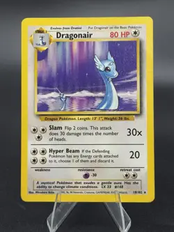Dragonair - 18/102 - Base Set Unlimited 1999 - WOTC - Rare - LP - Pokemon TCG - Image 1