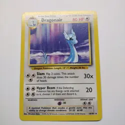 Pokemon TCG WOTC Base Set Dragonair 18/102 Non Holo Rare Unlimited LP - Image 1