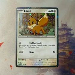 Eevee SVP200 Sv: Scarlet & Violet Black Star Promo Cosmos Holo Pokemon Card NM - Image 1