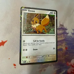 Eevee SVP200 Sv: Scarlet & Violet Black Star Promo Cosmos Holo Pokemon Card NM - Image 3