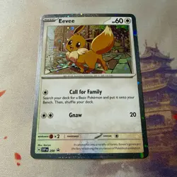 Eevee SVP200 Sv: Scarlet & Violet Black Star Promo Cosmos Holo Pokemon Card NM - Image 4