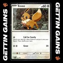 Eevee - SVP 200 - Cosmos Holo - Scarlet & Violet - Pokemon Card - NM/M - Image 1