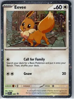 Eevee SVP 200 (Cosmos Holo) SV: Scarlet & Violet Promo Cards - Pokemon Card - NM - Image 1