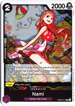 Nami R Premium Booster -The Best- Vol. 2 PRB02-012 NM - Image 1