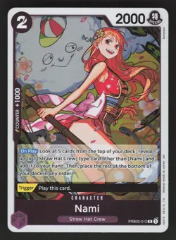 Nami PRB02-012 Foil R Premium Booster -The Best- Vol. 2 NM - Image 1