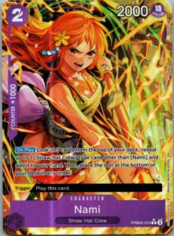 Nami (Alternate Art) R Premium Booster -The Best- Vol. 2 PRB02-012 NM - Image 1