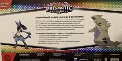 Pokemon TCG Prismatic Evolutions Lucario EX Tyranitar EX Premium Collection Box - Image 2