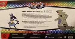 Pokemon TCG Prismatic Evolutions Lucario EX Tyranitar EX Premium Collection Box - Image 2