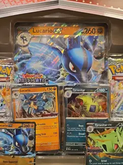 Lucario Tyranitar EX Prismatic Evolutions Pokemon Premium Collection SEALED Box - Image 2