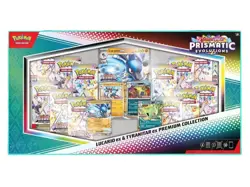 Pokemon Prismatic Evolutions Lucario EX & Tyranitar EX Premium Collection Box - Image 1